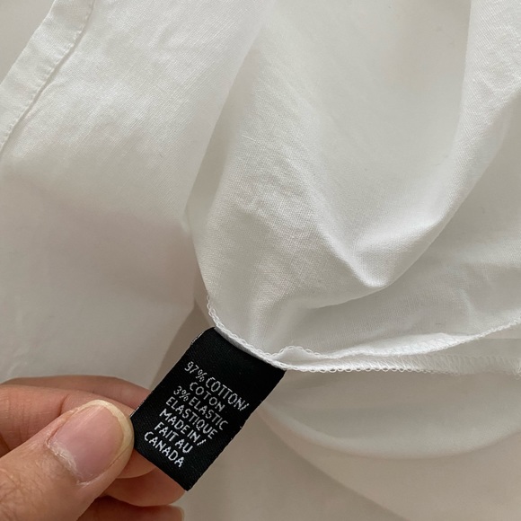 Holt Renfrew Off The Shoulder White Blouse - Picture 9 of 12